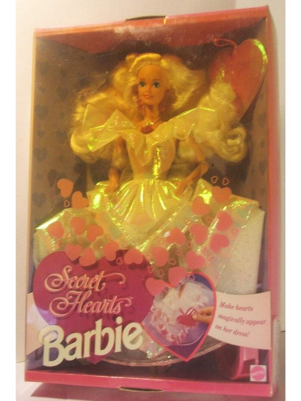Vintage 1992 Secret Hearts Doll, Collectible Barbie, Rare Toy, Nostalgic Gift